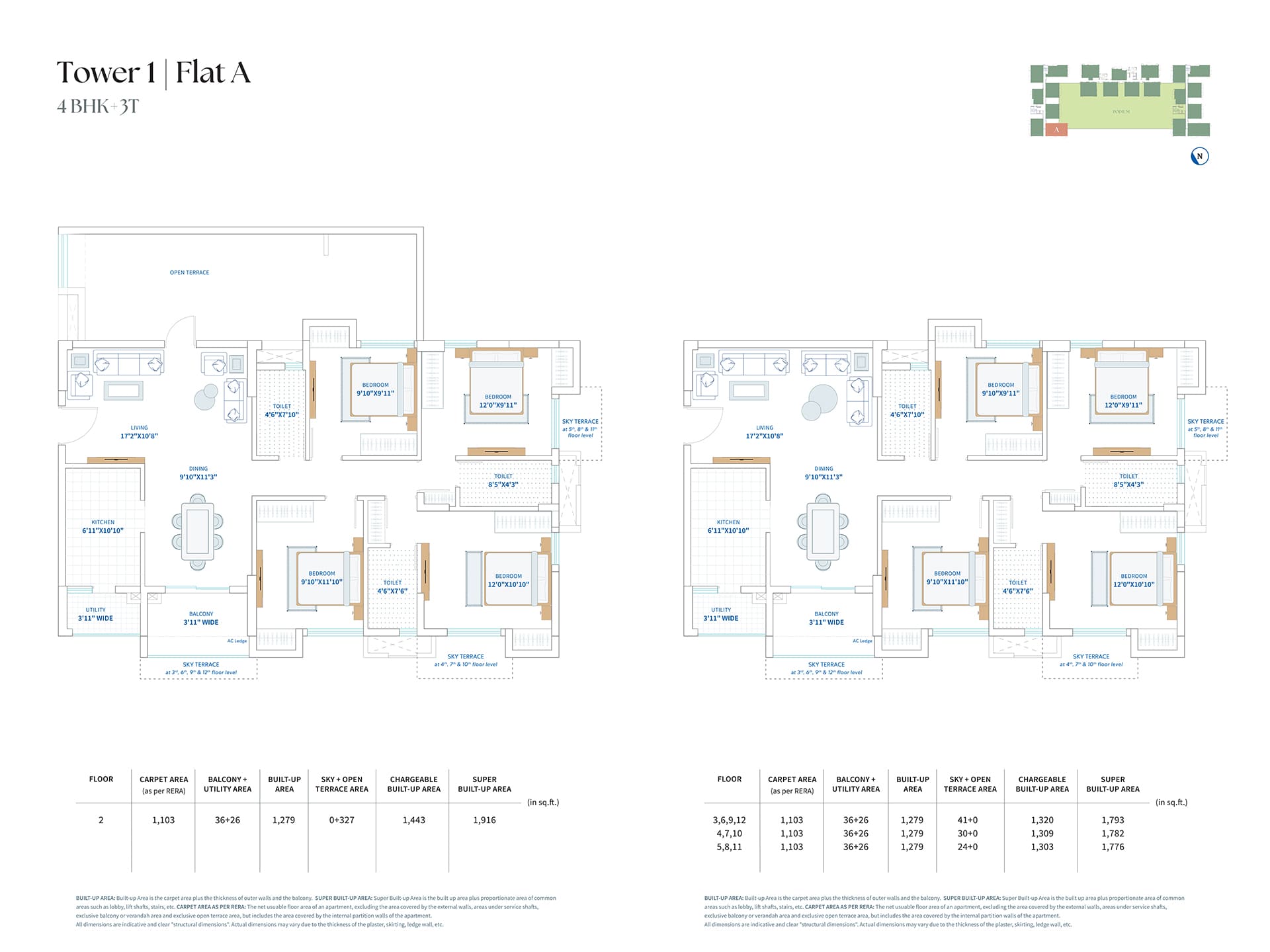 Vayu Floor plan